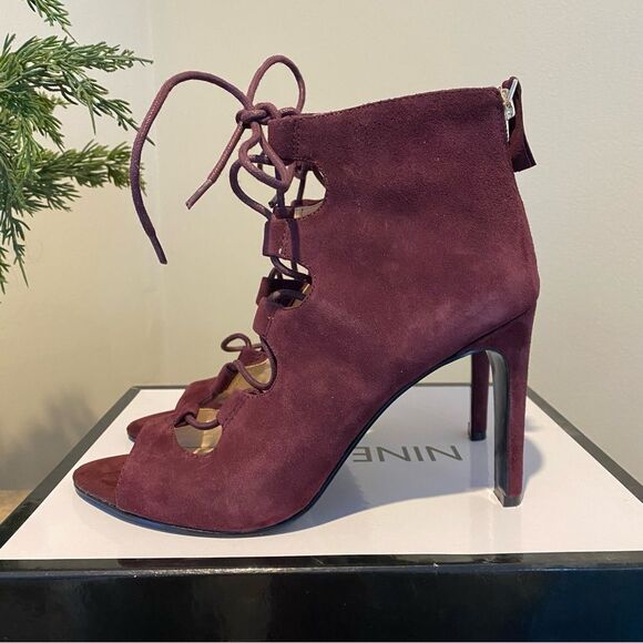 Nine West Unforgettable Lace Up Bootie - Picture 2 of 7